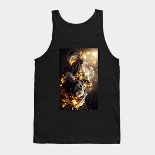 Twilight Glitter Nebula Space Tank Top